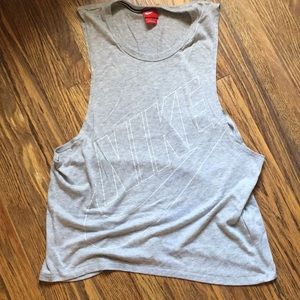 Nike cut out tank top